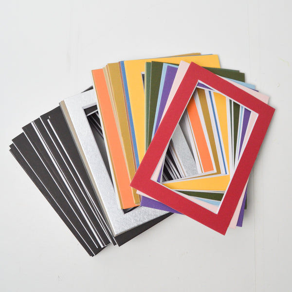 Colorful 4x6" Photo Mat Bundle
