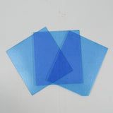 Blue Textured Glass Panes