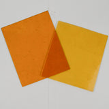 Orange + Yellow Glass Panes