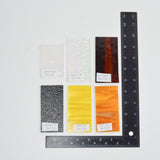 Assorted Colorful Textured Glass Samples