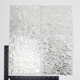 Crinkly Mirror Glass Panes - Set of 4