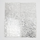 Crinkly Mirror Glass Panes - Set of 4