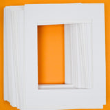 White Photo Mats