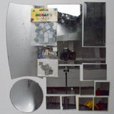 Mirrored Glass Pieces + Mirror Mosaic Tiles
