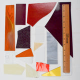 Gray + Warm Tones Glass Pieces