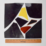 Dark, Yellow + Brown Glass Pieces