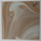 Brown + White Marbled Glass Pane