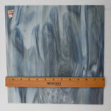 Gray + White Marbled Glass Pane