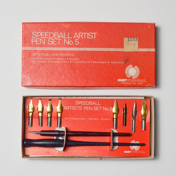 Speedball Artist Pen Set No 5 – Make & Mend