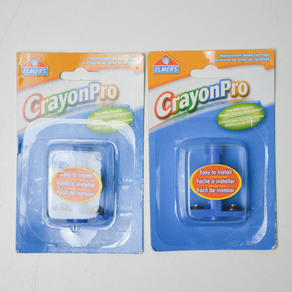 Elmer's CrayonPro Crayon Sharpener Replacement Blade Cartridges - Set of 2