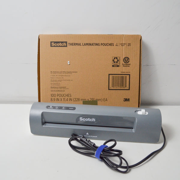 Scotch Laminator with Laminating Pouches