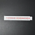Paintings by the Running Meter Folding Ruler