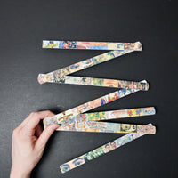 Paintings by the Running Meter Folding Ruler