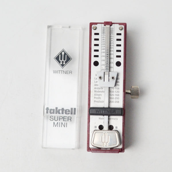 Wittner Taktell Super Mini Metronome in Ruby Red