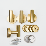 Gold Tone Towel Wall Hooks + Hardware