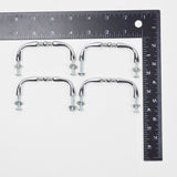 Silver Tone Drawer Pulls - Set of 4