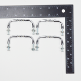 Silver Tone Drawer Pulls - Set of 4
