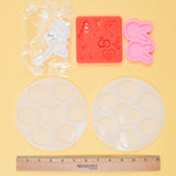 Assorted Love, Heart + Bunny Shape Silicone Molds