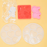 Assorted Love, Heart + Bunny Shape Silicone Molds