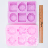 Leaf + Flower Silicone Soap Molds