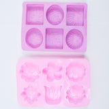 Leaf + Flower Silicone Soap Molds