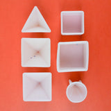 Pyramid + Cube Silicone Molds