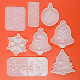 Christmas + Snowflake Shape Silicone Molds
