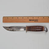 Wooden Handled Curved Knife