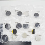 2 Inch Hook-and-Loop Backed Sanding Discs + Bits