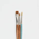 M. Grumbacher Control Plus Paint Brushes - Set of 3