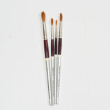 Liquitex Kolinsky Sable Round Paint Brushes - Set of 4