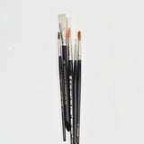 Loew-Cornell, Dick Blick Flatfoot + Niji Paint Brushes - Set of 5