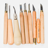 Assorted Carving Tools - Set of 9