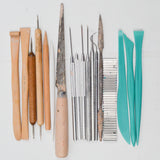 Clay Hand Tools - Set of 18