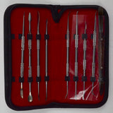 Metal Dual Tip Hand Tools in Leather Case