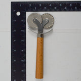 Wooden Handle Double Pastry Wheel