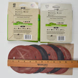 5" Assorted Grits Sandpaper Discs