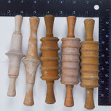 Textured Rolling Pins for Clay - Set of 5