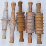 Textured Rolling Pins for Clay - Set of 5