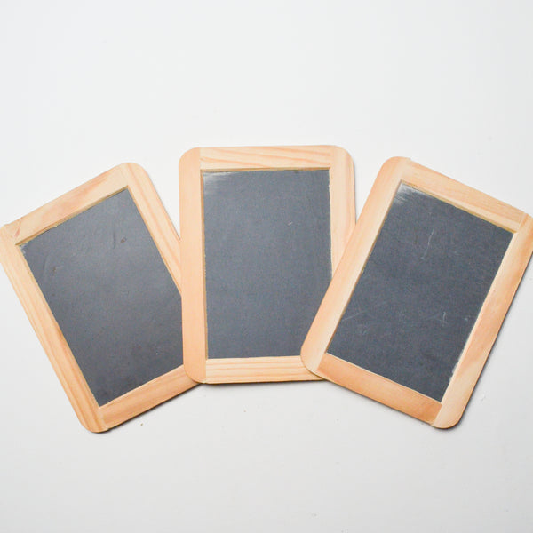 Mini Wooden Chalkboards - Set of Three Default Title