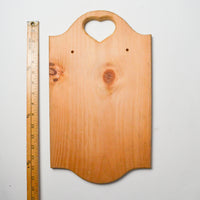 Wooden Plaque with Heart Cutout Default Title