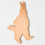 Wooden Rabbit Cutout