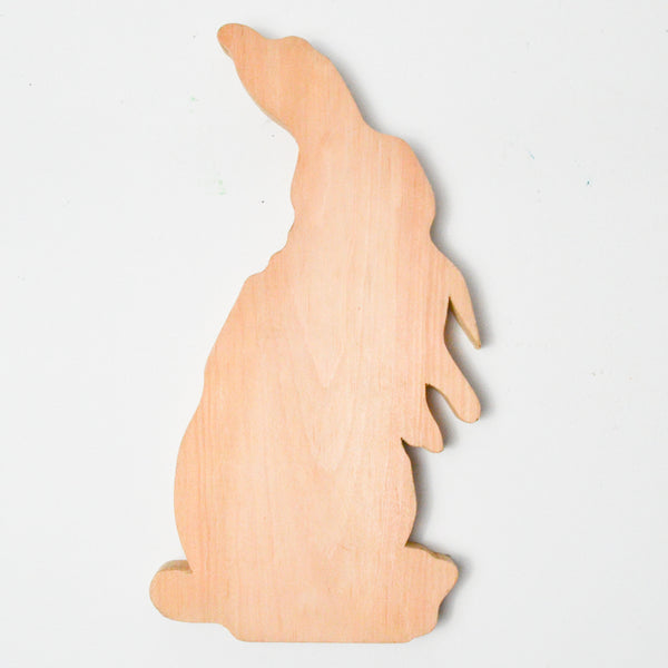 Wooden Rabbit Cutout