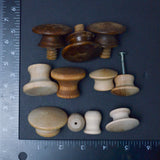 Wooden Knobs - Set of 11