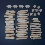 Assorted Wood Bundle - Set of 50