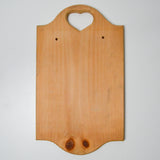 Wooden Sign Board with Heart Cutout