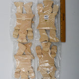 Unfinished Wood Nutcracker/Policeman Pull Ornaments