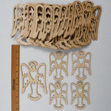 Die-Cut Unfinished Wood Angels