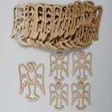 Die-Cut Unfinished Wood Angels