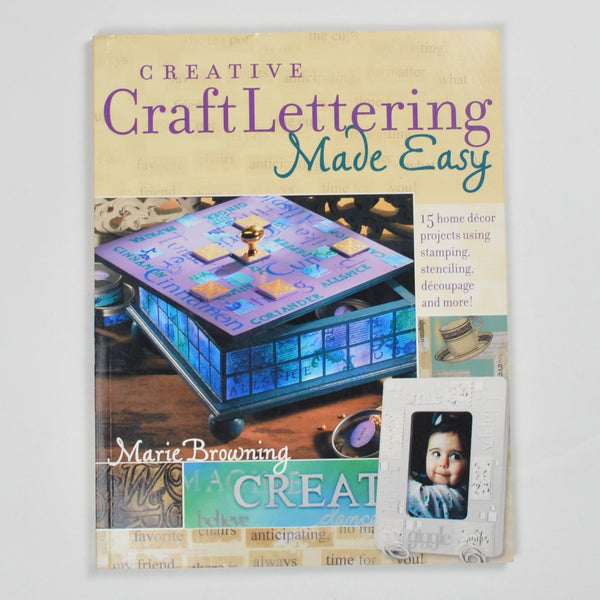 Creative Craft Lettering Made Easy Book – Make & Mend